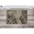 thumbnail image 4 of Linon Jewel Ybor Machine Made Polypropylene 2'x3' Rug in Brown, 4 of 4