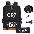 thumbnail image 2 of Football Star Ronaldo Shoulder Bag, Student Bag, Usb Charging Backpack, Computer Bag-week, 2 of 4