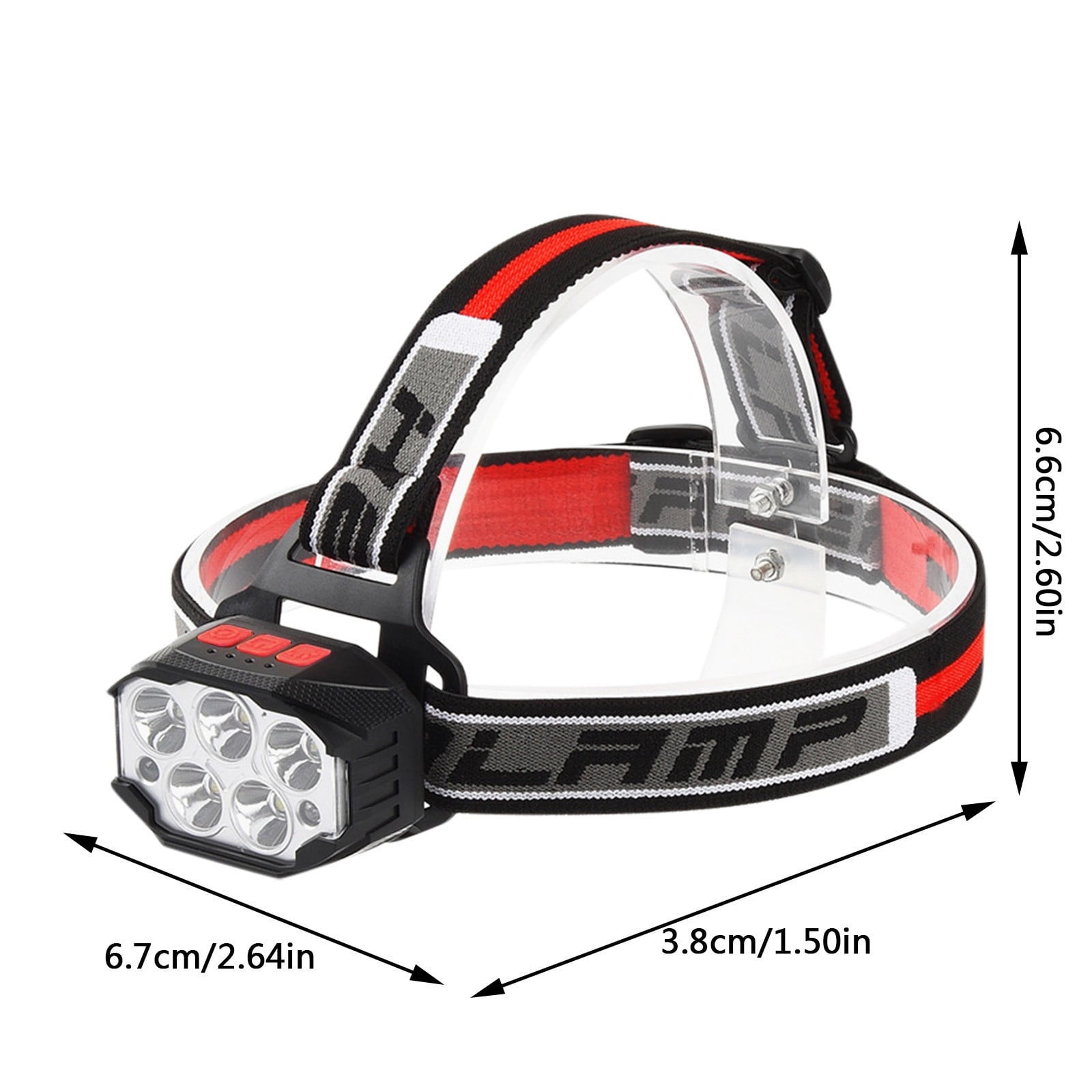 Headlamp with 5 LED Super Bright Lamp Beads Waterproof Outdoors Headlamp Flashlight, Adjustable headlamps for Adults and Kids,Cycling,Running,Fishing,Hiking,Camping Gear