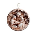 thumbnail image 2 of Tainini Christmas Acrylic Nativity Scene Ornaments, The Birth of Jesus Religious Pendant for Xmas Home Decor,3in, 2 of 7