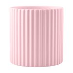 LOVEVER Planter en céramique Élégant Pots en céramique texturés pour les plantes Clay naturel Composition Planters pour plantes d'intérieur Orange