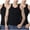 Black, variant on 3 PC Men's Shirt Tanks Casual Solid Color Cotton Tank Tops Moisture-Wicking Sleeveless Undershirts Tank Shirt for Men