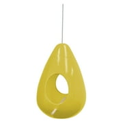 Alpine Corporation 10-Inch Hanging Teardrop Birdhouse, Yellow