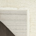 thumbnail image 5 of Nourison Luxurious Shag Ivory 5'3" x 7'3" Area Rug, Solid, Plush, Bed Room, Living Room, Dining Room, Kitchen, Easy Cleaning, Non Shedding,, 5 of 8