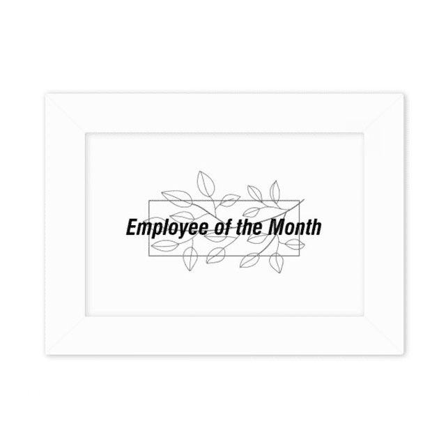 Cadre Photo Ligne d'Employé Excellent Fleurs Montage Photo Art Peinture Bureau 5x7 Pouces