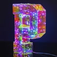 thumbnail image 3 of Valentine's Day Iridescent Decorations Prom Letter Lights 3D Large Prom Light up Sign Marquee Prom Letters 9.8in Prom Decorations forGraduation Party Supplies, 3 of 4