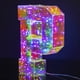 thumbnail image 1 of Xihbxyly Luces Led para San Valentín, Decoración Alfanumérica Colorida, 100 Cuentas, Letras para Exhibir, Decoración Festiva para Bodas, Funciona con Pilas Usb, 25 X 17 X 6 Cm, 1 of 3