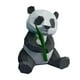 thumbnail image 1 of 1 modelo de papel 3D de panda y bambú, adorno decorativo moldeado a mano, juguete geométrico de origami (papel de cartulina)., 1 of 7