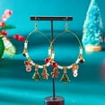 thumbnail image 3 of SPEKSEE Christmas Earrings For Women Christmas Dangle Earrings Holiday Earrings Christmas Tree Wreath Christmas Bow Jingle Ball Earrings Christmas Jewelry Decorations, 3 of 6