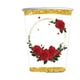 thumbnail image 4 of Juego de 80 bandejas de papel desechables | Diseño elegante en rojo y oro rosa | Incluye platos grandes, platos pequeños, servilletas y tenedores | Material resistente y grueso | Artículos para, 4 of 8