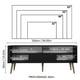 thumbnail image 3 of Mueble Mesa Para Tv Rack Madesa con Pies Hasta 65 Negro, 3 of 7