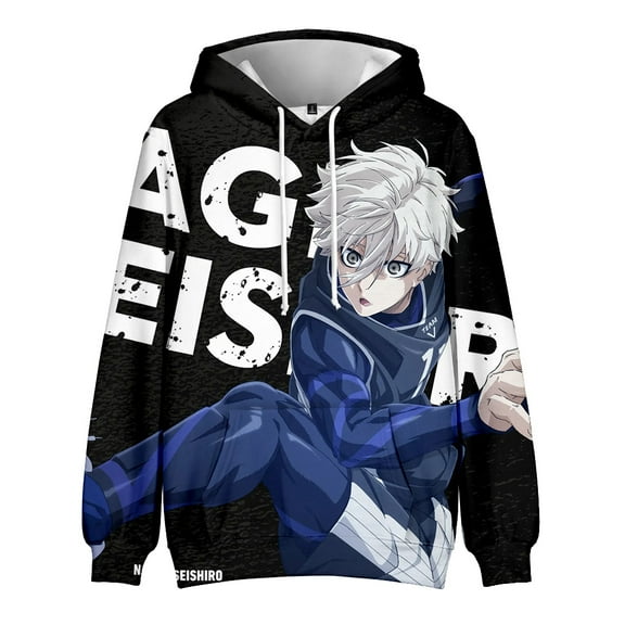 Anime Blue Lock 3D Printed Hoodies Unisex Sweatshirts Cosplay Clothes Fashion Novelty Hooded