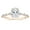 Rose Gold, variant on PULABO 2CT Engagement Rings Oval Cut Promise Ring For Women