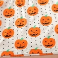 thumbnail image 6 of Mercatoo Toddler Baby Girls Halloween Clothes Set Pumpkins Prints Long Sleeve Shirt Polka Dots Skirt 2pcs Set Girls Outfits, 6 of 9