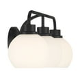 thumbnail image 3 of Meridian M80081MBK 3-Light Bathroom Vanity Light in Matte Black, 3 of 7
