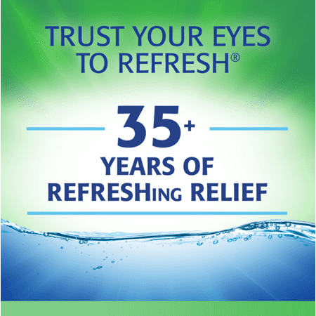 Refresh Tears Lubricant Eye Drops Artificial Tears, 30 ml, 2 Bottles