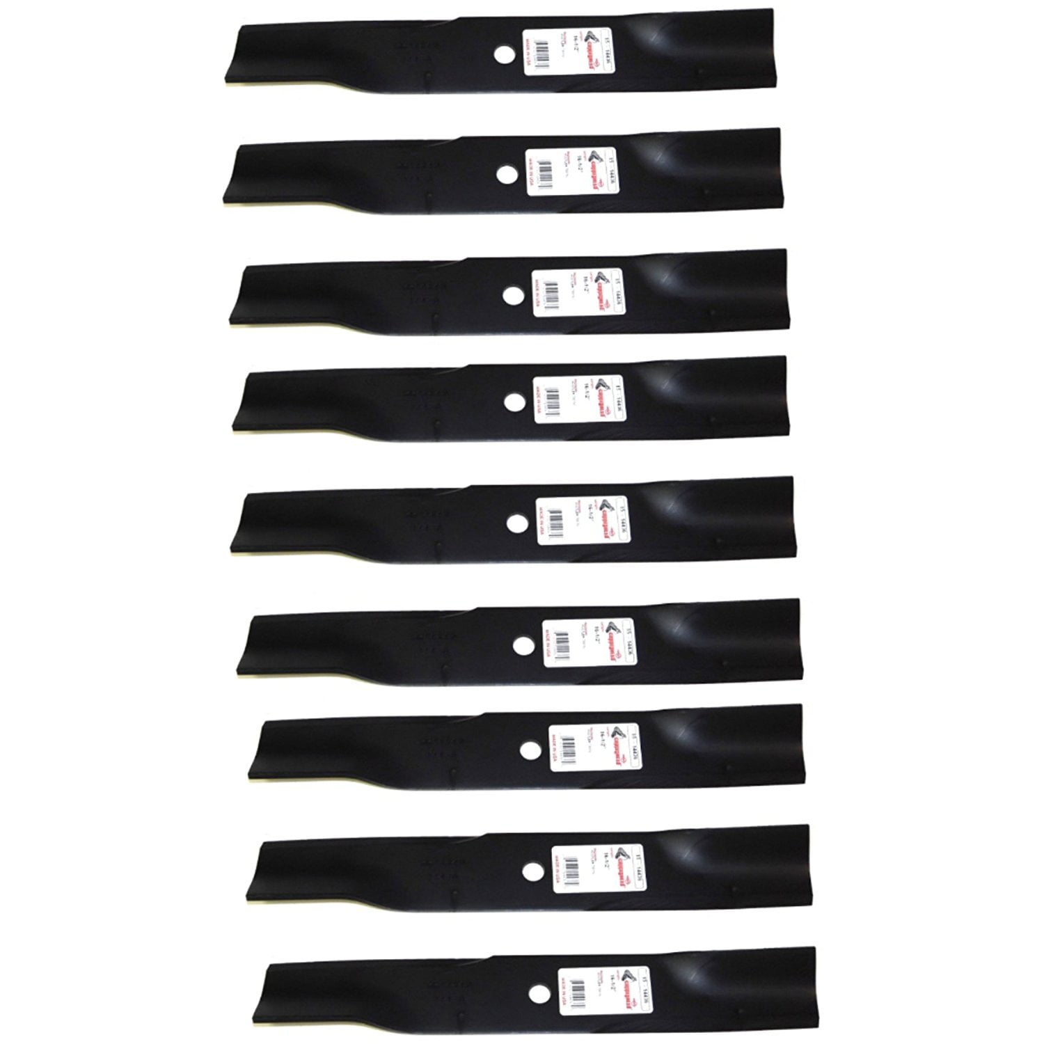 (9) 14436 Rotary Blades Compatible With Hustler 795757