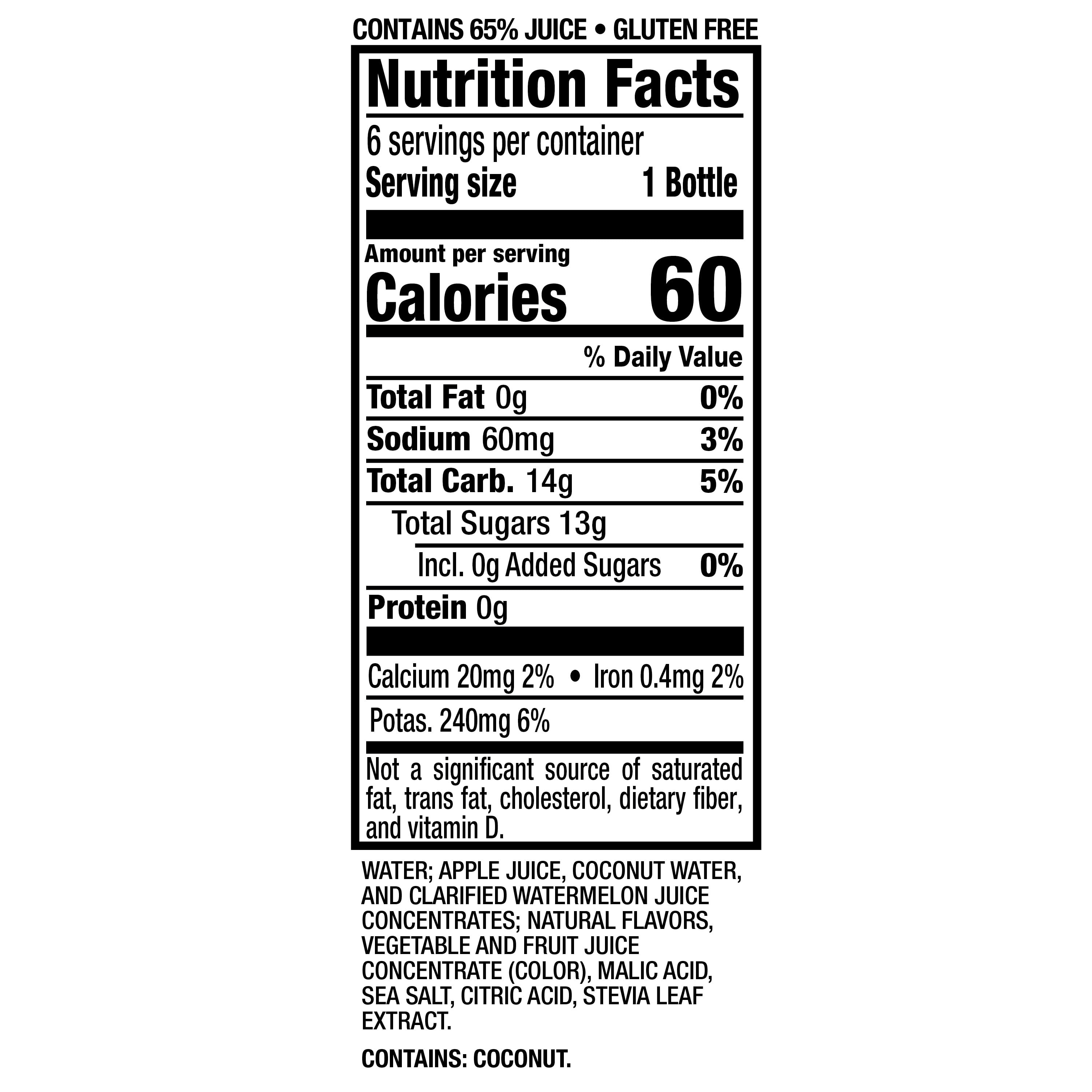 (4 pack) Mott's Active Watermelon Burst Hydrating Juice Beverage, 8 fl oz, 6 Count Bottles