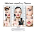 Led Lighted Makeup Mirror, Magicfly 10X 3X 2X 1X Magnifying Mirror 21 LED TriFold Vanity Mirror