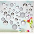 thumbnail image 4 of Zvmxot 24Pcs Christmas Balls Ornament, 1.18 Inch Christmas Decorations, Silver, Set Bright Matte Powde Hanging Balls, Plastic Electroplated Christmas GIft Pendant Decor, 4 of 8