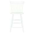 thumbnail image 2 of SAFAVIEH Providence Solid Spindle Back Counter Stool with Footrest, White, 2 of 7