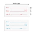 thumbnail image 2 of 2 Rolls of Dissolvable Food Labels for Containers 1x2" Food Date Label Stickers - Food Storage Labels - Removable Freezer Labels - Washable Canned Food Labels (1000 Stickers), 2 of 5