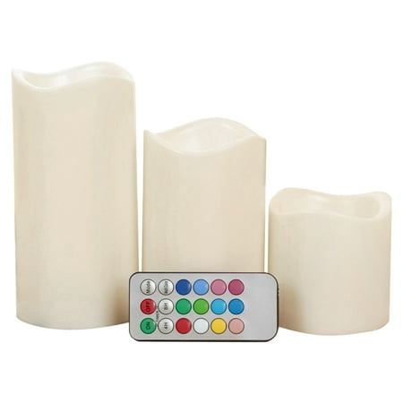 

ZPAQI RGB Remote Control Wax Candle For Wedding Decoration Christmas Candle
