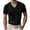 Black, variant on ibiyuan T Shirts for Man Henley V Neck Mens Muscle Henley Shirts Lightweight Athletic Short Sleeve Solid Color Summer Pullover Tees Workout Tops