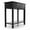 Black, variant on Furnibear Narrow Console Table with 2 Drawers and Open Storage Shelf and Solid Wood Legs for Small Entryway and Foyer, Black