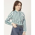 thumbnail image 3 of Moomaya Cotton Printed Summer Shirt For Women, Full Sleeve Designer Shirt Top, 3 of 8
