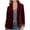 Wine, variant on Brilliant Coats for Women Plus Size Winter Women Cozy Retro Long Sleeve Velvet Solid Buttons Pokets Jacket Cardigan Loose Coat Top Clearance Clothes under $5.00