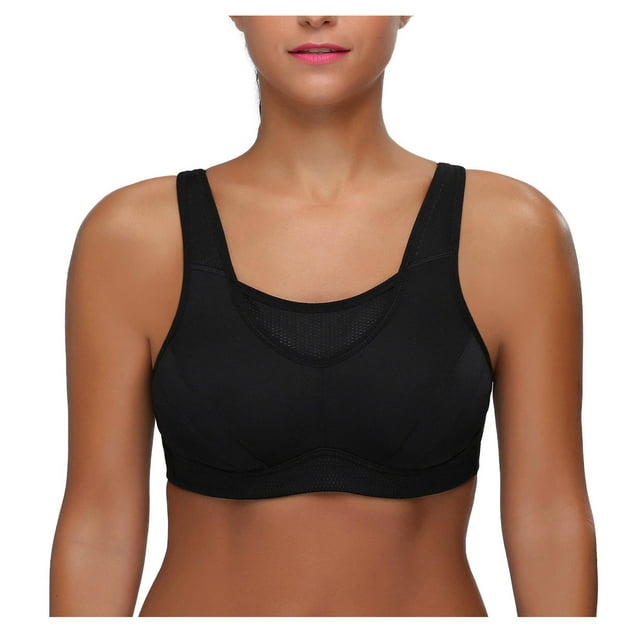 Wingslove Women's Full Coverage Sports Wirefree Support Leisure Bra