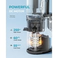thumbnail image 3 of Cold Press Juicer, EUHOMY 5.4" Extra Large Feed Chute Slow Masticating Juicer, 250W Juicer Machines, 99.6% High Juice Yield,for Whole Vegetables & Fr, 3 of 7
