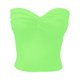 thumbnail image 1 of Top elegante sin tirantes de punto liso para mujer - Top corto con sujetador bandeau elástico para ocasiones informales o fiestas, 1 of 4