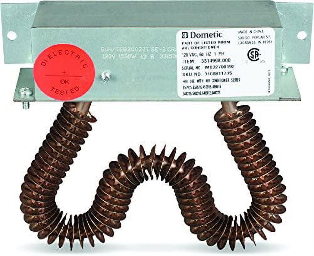 Dometic RV Air Conditioner Replacement Part - Non Ducted Heat Strip Upgrade  Kit - Kit w/ Safety Limit Switch and Grille - Walmart.com