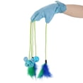 thumbnail image 3 of Cat Teaser Glove Faux Feather Cat Interactive Toy Cat Teaser Toy Cat Play Toy, 3 of 10