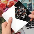 thumbnail image 4 of C6479CBMG Hilarious Birthday Mother Card 'Chalk and Roses - Birthday' with Envelope by NobleWorks, 4 of 6
