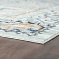 thumbnail image 5 of Transitional 2x3 Area Rug (2' x 3') Medallion Blue, Gray Indoor Scatter Easy to Clean, 5 of 7