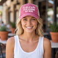 thumbnail image 3 of Funny Slogan Trucker Hat for Women 4.9", Breathable Mesh Baseball Cap with Adjustable Snapback, Casual Outdoor Sun Hat for Travel Beach, 3 of 5