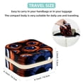 thumbnail image 5 of Halloween Eyeballs Jewelry Display and Organizer: Portable Square Travel Case for Rings, Earrings, Necklaces, Bracelets - Suitable for Girls and Women, 5 of 6