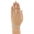thumbnail image 6 of Real 14K Yellow Gold Diamond 3D Puff Miami Cuban Link 8.25mm Bracelet 7" | 3 CT., 6 of 6