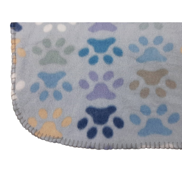 Paw print blanket sales