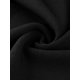 thumbnail image 5 of INSPIRAR CHIC Blusas de punto de cuello corazón de manga corta acanaladas para mujer negras 2XL, 5 of 5