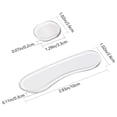 thumbnail image 5 of CEORPER 16Pcs Silicone Drum Dampening Moon Gels, Soft Clear Oval Long Drum Silencers Set, 5 of 8