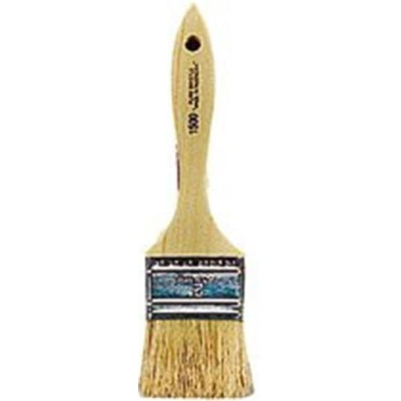 Linzer 449-1600-2 Black Bristle Chip Brushes With Plastic Handle- 2 in.