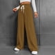 thumbnail image 3 of WILLBEST Pantalones Casuales de Mujer de Cintura Alta, Versátiles, Cómodos y de Pierna Ancha para Otoño E Invierno. Grande, 3 of 8
