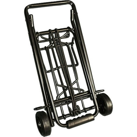 Black Metal Luggage Cart (Best Luggage Cart For Car Seats)