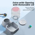 thumbnail image 4 of Pet Feeder and Automatic Water Dispenser for Dogs and Cats, 100% Bpa Free, Gravity Filled, Easy to Clean, Small and Large Pets, Dogs, Kittens, Rabbits, Rabbits, 4 of 4