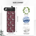 thumbnail image 4 of Sikiie Daisies Flowers Print 18OZ Insulated Straw Cup, Portable Leak-proof Sports Water Bottle, Stainless Steel Water Cup Suitable for Home and Outdoor, 4 of 8