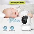 thumbnail image 3 of 5 Inch HD Baby Monitor, Video Baby Monitor, Remote Pan Tilt Zoom Wide Viewing Angle, Baby Camera Security Camera Plug, 3 of 5